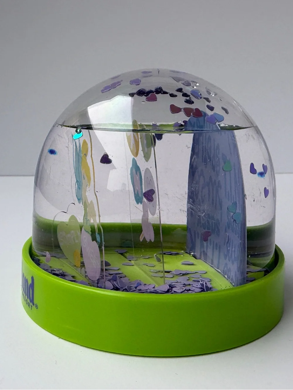 Disney Parks Snowglobe TINK‎ Tinkerbell Disneyland Resort Plastic Collectible